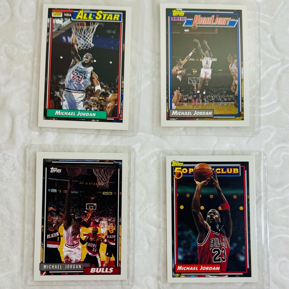 Michael Jordan Collectors Basketball Trading Cards Set